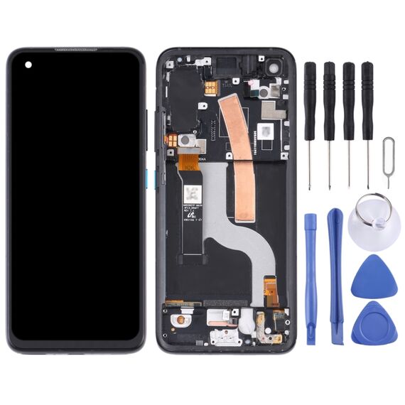 Schermo AMOLED originale con touch e cornice per Asus Zenfone 8 ZS590KS nero SPS4775B 6922289852962
