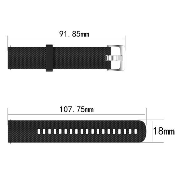 Cinturino per orologio Garmin Forerunner 255S 18 mm in silicone testurizzato blu cielo SYA002325104G 6922058814133