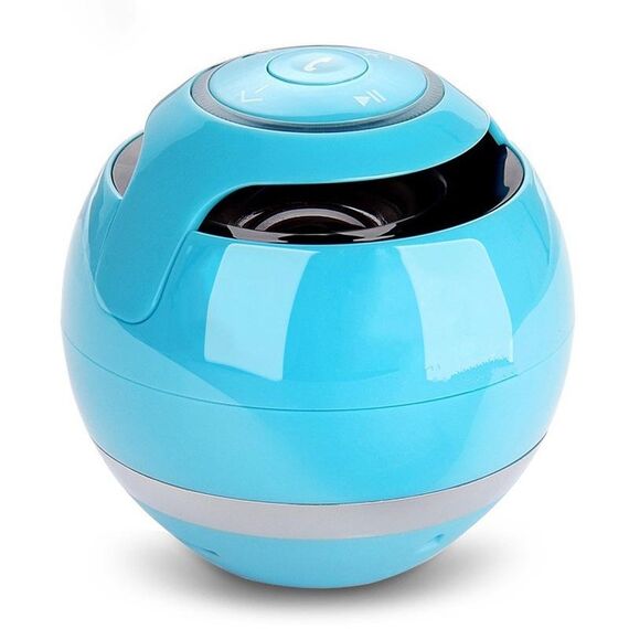 Altoparlante Bluetooth Bluetooth A18 con luce a LED portatile Mini altoparlante wireless Musica mobile MP3 Subwoofer Support TF (blu)