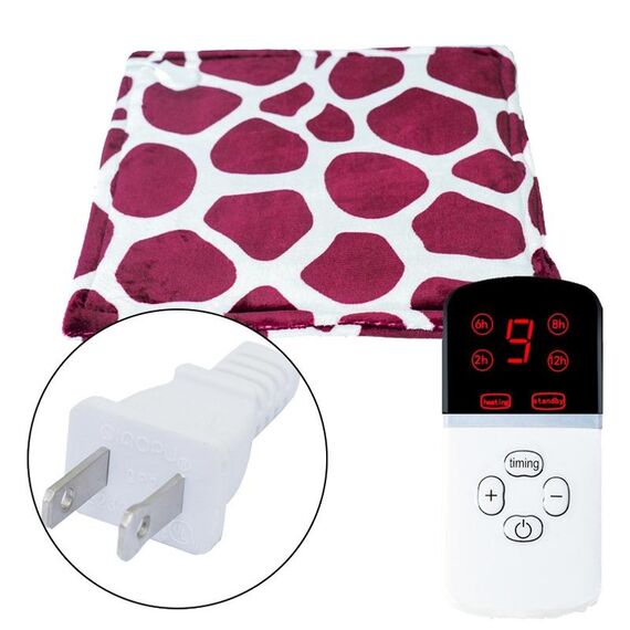 45x45cm US Plug Timing Model Flanella Deer Pattern Coperta Elettrica Riscaldante Cuscinetto
