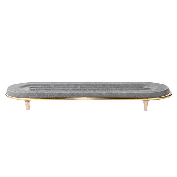 Tappetino assorbente per asciugatura, ripiano, lavandino del bagno, tappetino di drenaggio, dimensioni: 30x10 cm