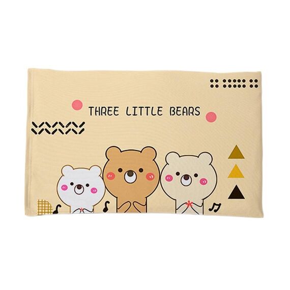Tappetino per il bagno in terra di diatomee, assorbente, ad asciugatura rapida, antiscivolo, morbido, stile: tre orsi (52 x 32 cm)