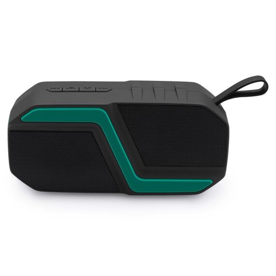 Newrixing NR-5019 Altoparlante Bluetooth portatile esterno, supporto per la chiamata a mani libere / scheda TF / disco FM / U (verde)