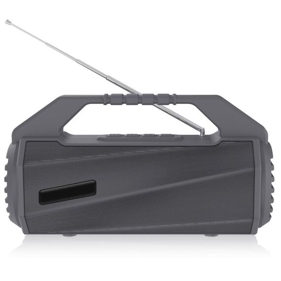 NUOVOXING NR-4025FM Altoparlante portatile per acqua a prova di spruzzi esterni, supporta supporto a mani libere / scheda TF / disco FM / U (grigio)