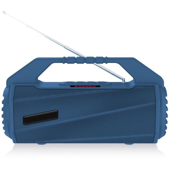 NewRixing NR-4025FM con altoparlante Bluetooth portatile per acqua a prova di spruzzi per esterni, supporta la chiamata a mani libere / scheda TF / disco FM / U disco (blu)