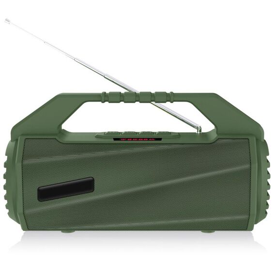 Newrixing NR-4025FM con altoparlante Bluetooth portatile ad acqua a prova di spruzzi per esterni, supporta la chiamata a mani libere / scheda TF / disco FM / U (verde)