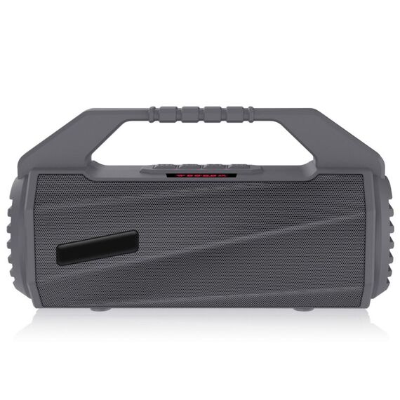 Newrixing NR-4025P con altoparlante Bluetooth portatile per acqua a prova di spruzzi per esterni, supporta la chiamata a mani libere / scheda TF / disco FM / U (grigio)