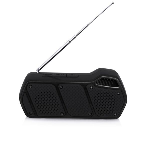 NewRixing NR-5011FM Altoparlante Bluetooth portatile per esterno, supporto per la chiamata a mani libere / scheda TF / disco FM / U (nero)