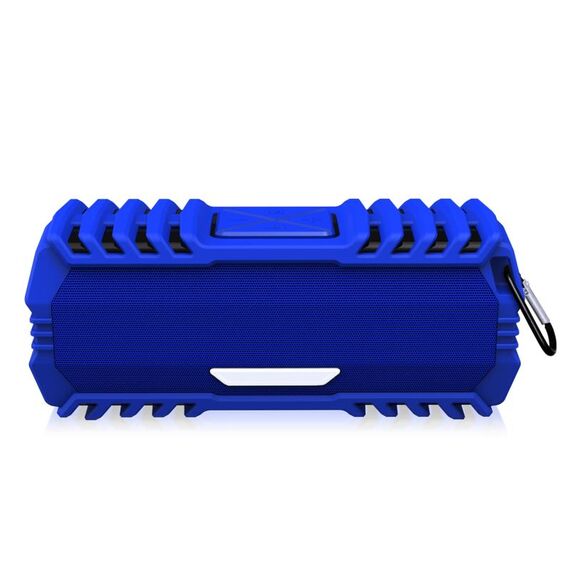 Newrixing NR-5015 Altoparlante Bluetooth portatile portatile esterno con gancio, supporto per la chiamata a mani libere / scheda TF / disco FM / U (blu)