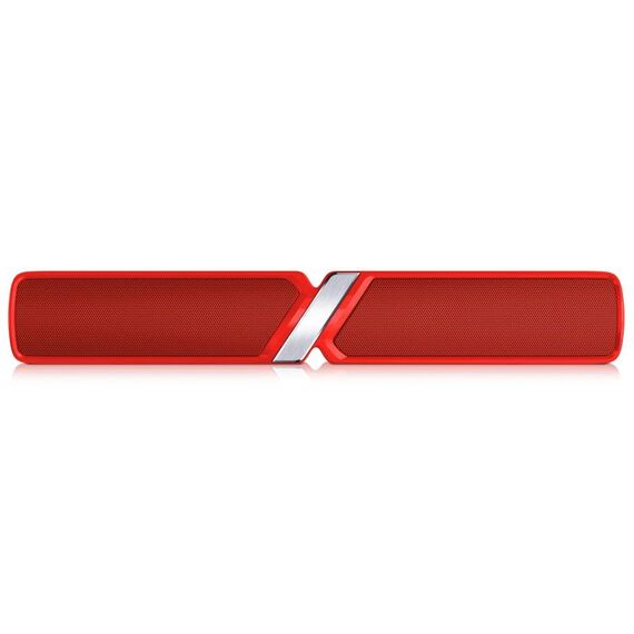 NUOVOXING NR-6017 Altoparlante portatile portatile esterno, supporta la chiamata a mani libere / scheda TF / disco FM / U (rosso)