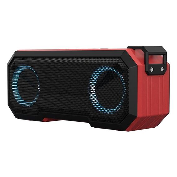 Altoparlante Bluetooth wireless X8 Subwoofer impermeabile IPX7 con luce colorata (rosso)
