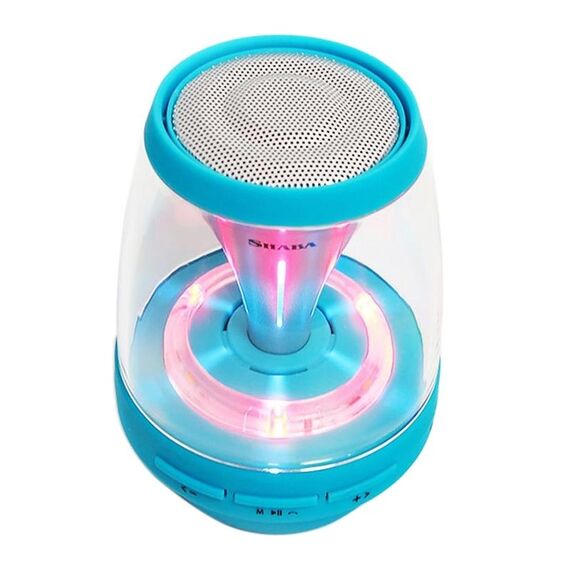 Shaba VS-18 Bluetooth 4.2 Multi-funzione Portatile Piccola lampada magica colorata altoparlante Bluetooth wireless (blu)