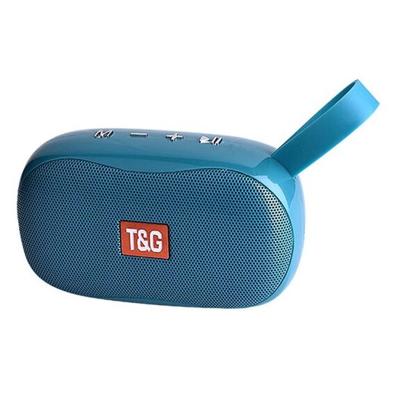 Altoparlante Bluetooth subwoofer T&G TG173 TWS con cavo intrecciato, supporto USB / AUX / TF Card / FM (verde)