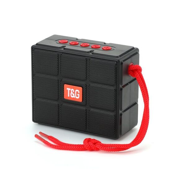 T & G TG311 Altoparlante Bluetooth portatile portatile a LED T & G TG311, supporto Scheda TF / FM / 3,5 mm AUX / UCK (nero)