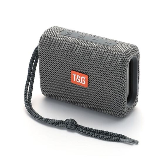T & G TG313 Portatile Outdoor Outdoor Speaker Bluetooth Subwoofer Subwoofer Scheda TF Scheda FM Radio AUX (Grigio)