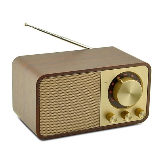 ONEDER JY-66 Wooden wireless wireless BT5.0 retro Speaker classico FM Supporto radio FM TF / U-Disk / AUX