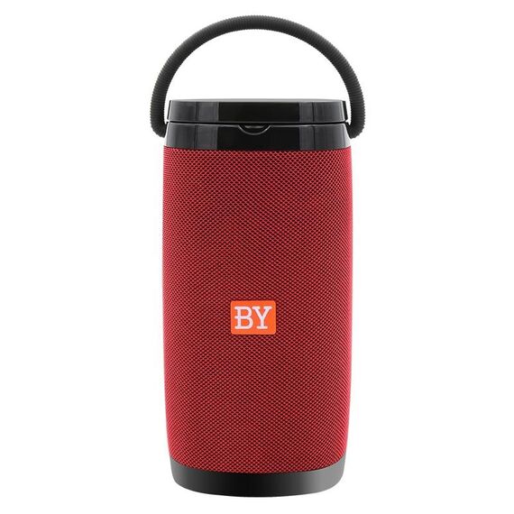 NBY 6650 Altoparlante Bluetooth portatile multifunzione con suono stereo surround 3D, supporto per ricarica wireless (rosso)