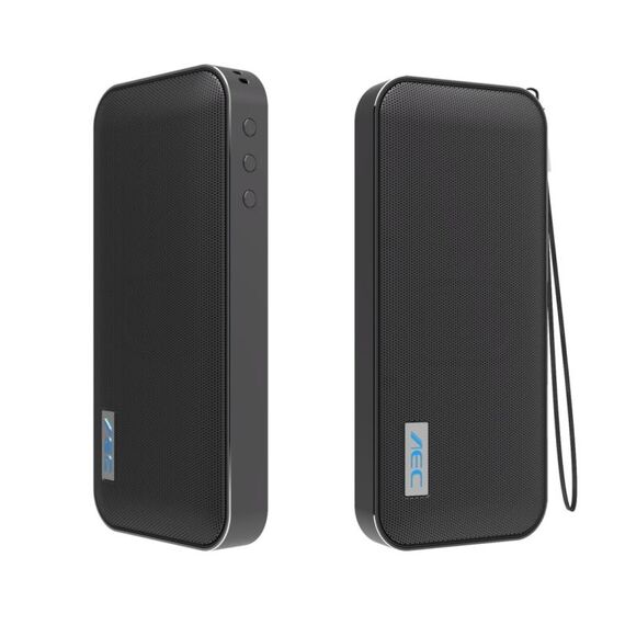 AEC BT-205 Altoparlante Bluetooth wireless portatile Altoparlante musicale stereo Microfono incorporato, supporto TF Card (nero)