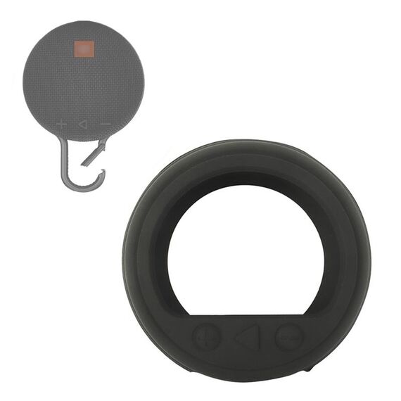 Per JBL clip 3 altoparlante Bluetooth Soft Silicone cover protettivo (nero)