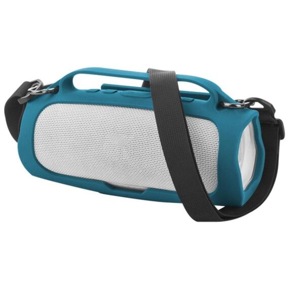 Per la carica JBL4 altoparlante Bluetooth Antiurto antiurto coperchio protettivo in silicone (oceano blu)