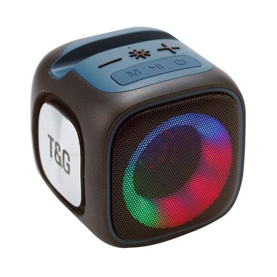 T&G TG359 Altoparlante Bluetooth wireless LED esterno portatile (nero)