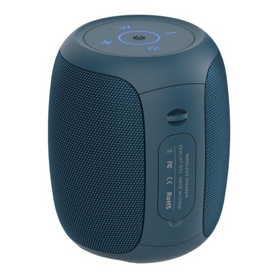Zealot S53 IPX6 Altoparlante Bluetooth wireless colorato portatile impermeabile (blu)