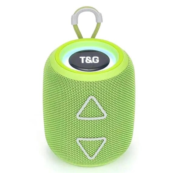 T&G TG655 Subwoofer stereo portatile con altoparlante Bluetooth wireless TWS da esterno (verde)
