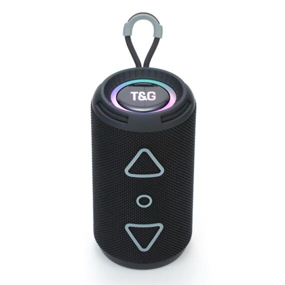 T&G TG-656 Subwoofer stereo portatile wireless 3D Altoparlante Bluetooth Supporto FM / Luce d'atmosfera LED (Nero)
