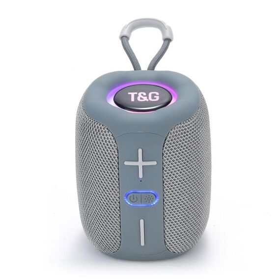 T&G TG-658 Altoparlante Bluetooth wireless per bassi pesanti USB ad alta potenza da 8 W per esterni (grigio)