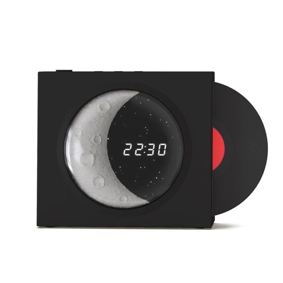 X09 Moon Clock Altoparlante Bluetooth Altoparlante wireless intelligente da tavolo (nero)