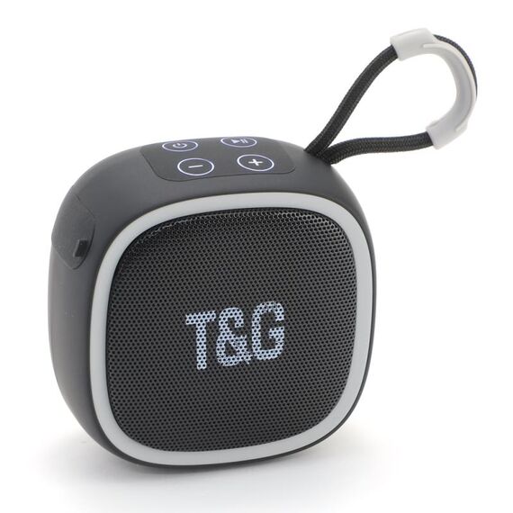 T&G TG659 Mini altoparlante Bluetooth portatile TWS da esterno (nero)