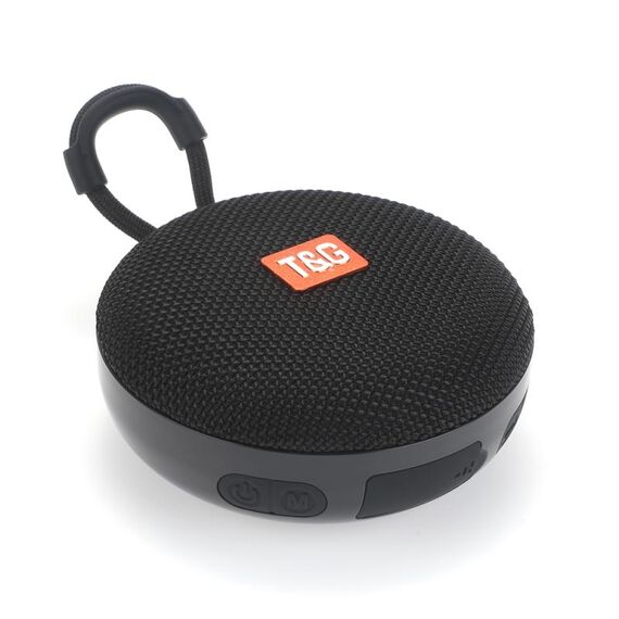 T&G TG352 Altoparlante Bluetooth wireless portatile da esterno TWS Subwoofer stereo, supporto chiamate in vivavoce / FM / TF (nero)