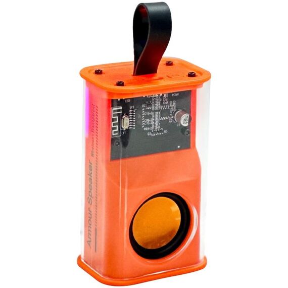 Altoparlante wireless Bluetooth portatile Bullet TWS da 5 W (arancione)