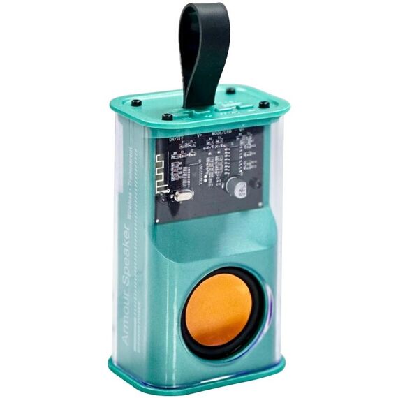 Altoparlante wireless Bluetooth portatile Bullet TWS da 5 W (verde)
