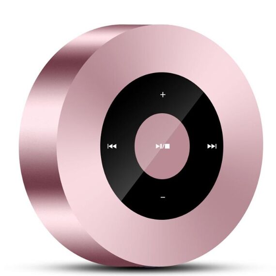 Mic Bluetooth stereo portatile A8 MIC integrata, supporto chiamate a mani libere / scheda TF / AUX IN (rosa)