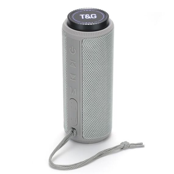 T & G TG332 10W HiFi Stereo Stereo Speaker portatile Bluetooth (grigio)