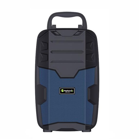Newrixing NRG401C esterno portatile portatile karaoke altoparlante wireless amplificatore audio ad alta potenza senza mic (blu)