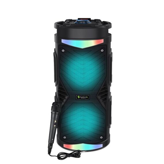 Newrixing NRG6601A Outdoor Karaoke Wireless Stopaker 20W Amplificatore audio con microfono (A)
