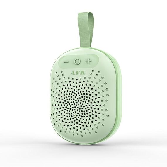 AEC BT513 RGB Light impermeabile Bluetooth Portabic Bluetooth Supporto Scheda FM / TF (verde chiaro)