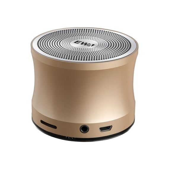 Altoparlante Bluetooth portatile stereo in metallo EWA A109+ TWS (oro)