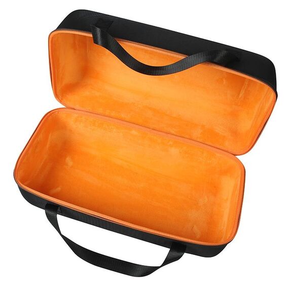 Per JBL Partybox on-the-GO Altoparlante Bluetooth Borsa per il trasporto Custodia per custodia (nero + arancione)