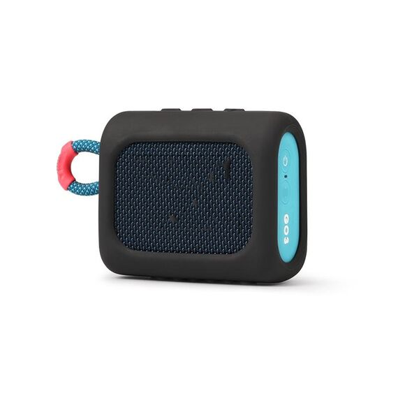 Per JBL GO3 Custodia in silicone antipolvere Custodia per altoparlante anti-caduta (nero)