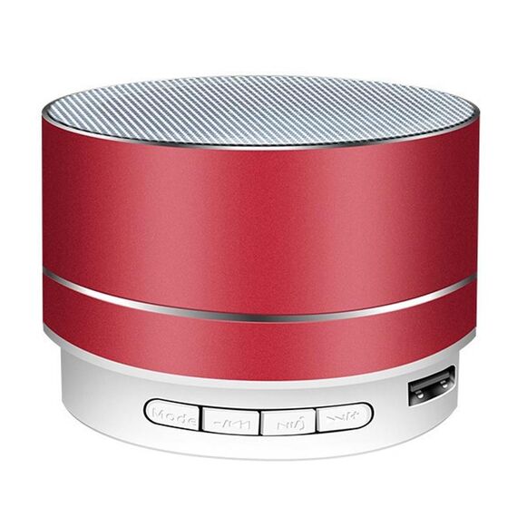 Altoparlante Bluetooth senza fili mini in metallo A10 (rosso)