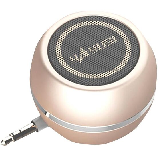 Yayusi A5 Telefono cellulare Computer Plug In Audio Mini altoparlante esterno, Colore: Oro locale