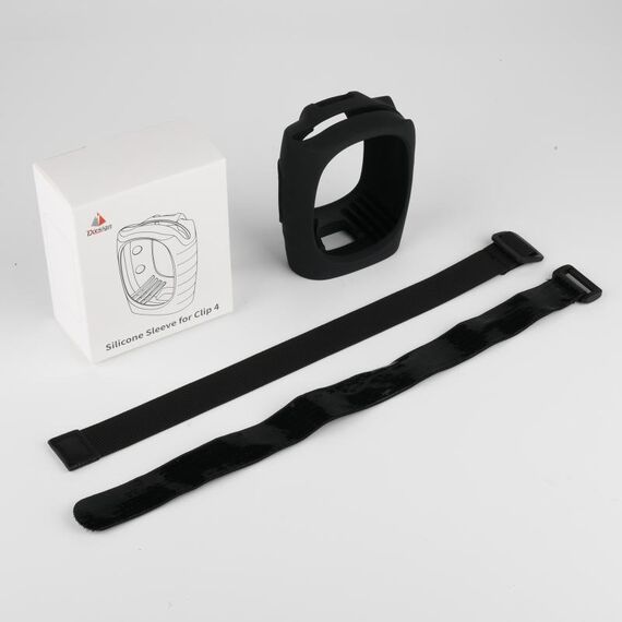 Per JBL Clip 4 Altoparlante Bluetooth Custodia protettiva in silicone con cinghie (nero)