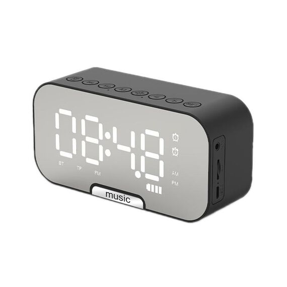 Q5 Altoparlante Bluetooth per scheda portatile da esterno Piccola radiosveglia, Colore: Nero 1400mAh