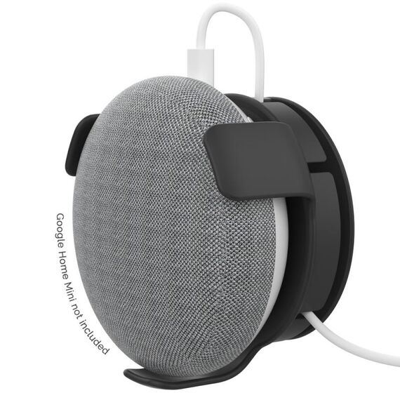 Per Google Home Mini AhaStyle PT62 Staffa da parete Staffa per altoparlante intelligente nera