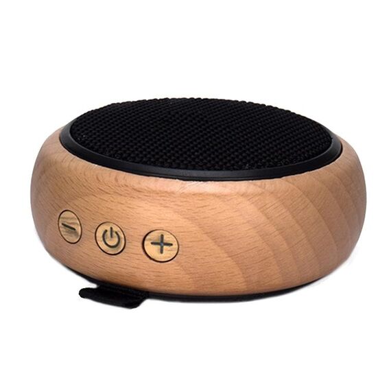 BT810 Piccolo altoparlante Bluetooth portatile in legno per esterni Supporto TF Card e 3,5 mm AUX (nero)