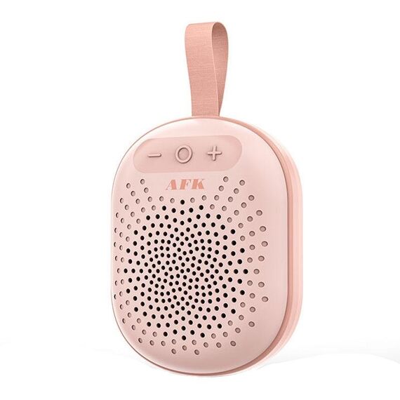 AFK BT-513 TWS Mini altoparlante Bluetooth portatile con luce RGB Effetto sonoro 3D Audio Bluetooth impermeabile (rosa)