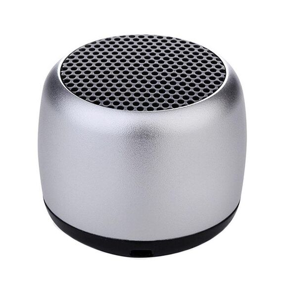 Piccolo altoparlante Bluetooth wireless TWS Couplet Mini altoparlante impermeabile con riduzione del rumore intelligente (grigio argento)